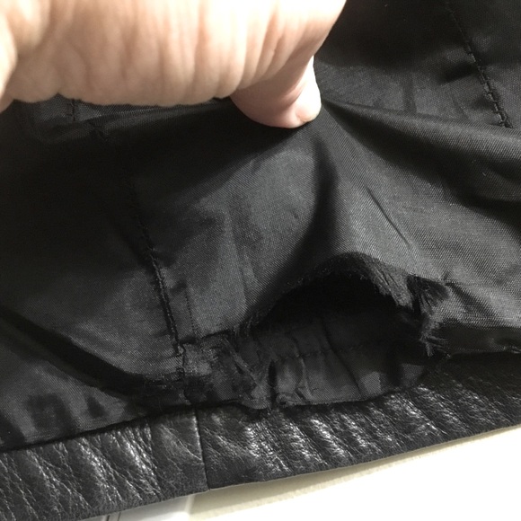 My Weekend Clothes black genuine leather jacket - Picture 14 of 15